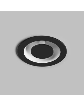 DK2500-BK Встраиваемый светильник, IP 20, 5 Вт, LED 3000, черный, алюминий