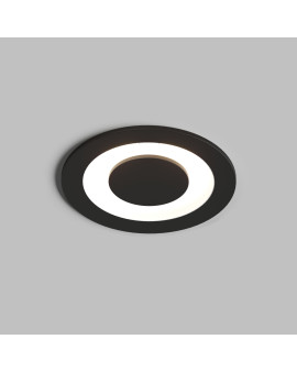 DK2500-BK Встраиваемый светильник, IP 20, 5 Вт, LED 3000, черный, алюминий