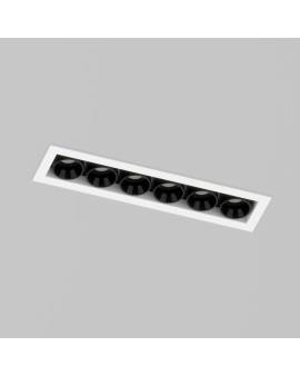 DK2514-WB Встраиваемый светильник SPACE со светодиодом L126mm 220V 10W 38° 4000К IP20 белый/черный алюминий DK2514-WB Встраиваемый светильник SPACE со светодиодом L126mm 220V 10W 38° 4000К IP20 белый/черный алюминий