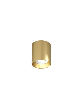 DK2610-SB Накладной светильник SHINE TUBE со светодиодом, D70*H80, IP20, 3000К, 10W, RA?90, сатинированная латунь, алюминий