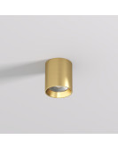 DK2610-SB Накладной светильник SHINE TUBE со светодиодом, D70*H80, IP20, 3000К, 10W, RA?90, сатинированная латунь, алюминий