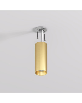 DK2615-SB Накладной светильник SHINE TUBE со светодиодом, D45*H115, IP20, 3000К, 7W, RA?90, сатинированная латунь, алюминий