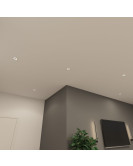 DK2700-WH Встраиваемый светильник, IP 20, 7 Вт, LED 3000, белый, алюминий