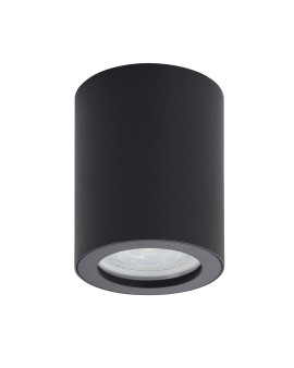 DK3007-BK Накладной светильник влагозащ., IP 44, 15 Вт, GU10, черный, алюминий