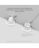 DK3012-WH Встраиваемый светильник влагозащ., IP 44, 50 Вт, GU10, белый, алюминий
