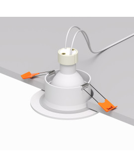 DK3016-WH Встраиваемый светильник влагозащ., IP 65, 50 Вт, GU10, белый, алюминий DK3016-WH Встраиваемый светильник влагозащ., IP 65, 50 Вт, GU10, белый, алюминий