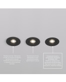 DK3020-BK Встраиваемый светильник, IP 20, 10 Вт, GU5.3, LED, черный, пластик DK3020-BK Встраиваемый светильник, IP 20, 10 Вт, GU5.3, LED, черный, пластик