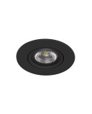 DK3020-BK Встраиваемый светильник, IP 20, 10 Вт, GU5.3, LED, черный, пластик DK3020-BK Встраиваемый светильник, IP 20, 10 Вт, GU5.3, LED, черный, пластик
