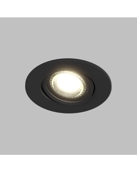 DK3020-BK Встраиваемый светильник, IP 20, 10 Вт, GU5.3, LED, черный, пластик DK3020-BK Встраиваемый светильник, IP 20, 10 Вт, GU5.3, LED, черный, пластик
