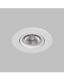 DK3020-WH Встраиваемый светильник, IP 20, 10 Вт, GU5.3, LED, белый, пластик