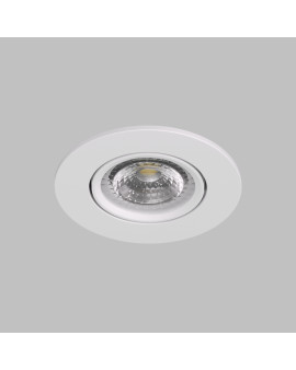 DK3020-WH Встраиваемый светильник, IP 20, 10 Вт, GU5.3, LED, белый, пластик