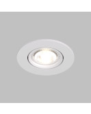 DK3020-WH Встраиваемый светильник, IP 20, 10 Вт, GU5.3, LED, белый, пластик