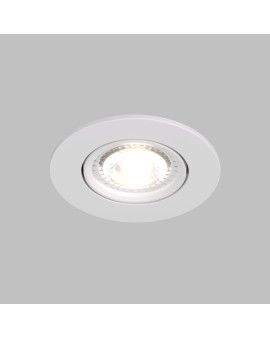 DK3020-WH Встраиваемый светильник, IP 20, 10 Вт, GU5.3, LED, белый, пластик