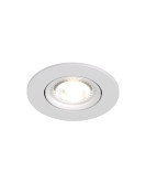 DK3020-WH Встраиваемый светильник, IP 20, 10 Вт, GU5.3, LED, белый, пластик
