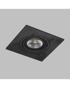 DK3021-BK Встраиваемый светильник, IP 20, 10 Вт, GU5.3, LED, черный, пластик