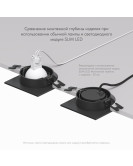 DK3021-BK Встраиваемый светильник, IP 20, 10 Вт, GU5.3, LED, черный, пластик DK3021-BK Встраиваемый светильник, IP 20, 10 Вт, GU5.3, LED, черный, пластик