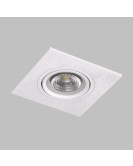 DK3021-WH Встраиваемый светильник, IP 20, 10 Вт, GU5.3, LED, белый, пластик DK3021-WH Встраиваемый светильник, IP 20, 10 Вт, GU5.3, LED, белый, пластик