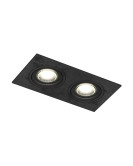 DK3022-BK Встраиваемый светильник, IP 20, 10 Вт, GU5.3, LED, черный, пластик