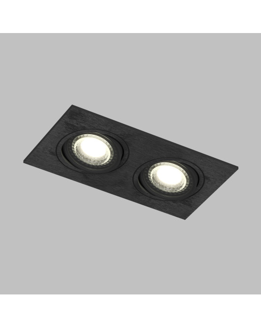 DK3022-BK Встраиваемый светильник, IP 20, 10 Вт, GU5.3, LED, черный, пластик