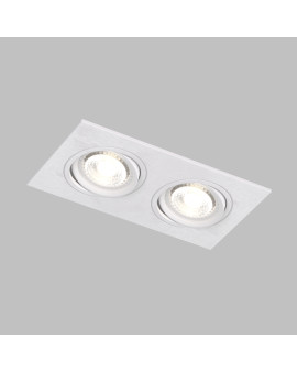 DK3022-WH Встраиваемый светильник, IP 20, 10 Вт, GU5.3, LED, белый, пластик