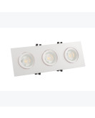 DK3023-WH Встраиваемый светильник, IP 20, 10 Вт, GU5.3, LED, белый, пластик