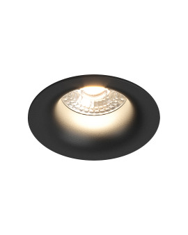 DK3024-BK Встраиваемый светильник, IP 20, 10 Вт, GU5.3, LED, черный, пластик DK3024-BK Встраиваемый светильник, IP 20, 10 Вт, GU5.3, LED, черный, пластик