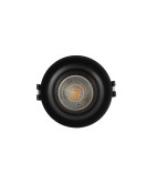 DK3024-BK Встраиваемый светильник, IP 20, 10 Вт, GU5.3, LED, черный, пластик