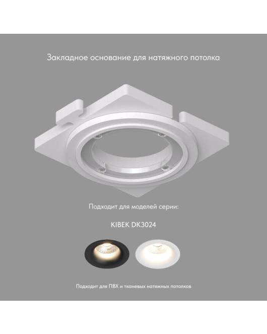 DK3024-SCB Закладная панель SCB для DK3024, ПВХ, акрил