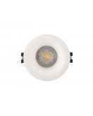 DK3024-WH Встраиваемый светильник, IP 20, 10 Вт, GU5.3, LED, белый, пластик