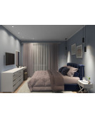 DK3024-WH Встраиваемый светильник, IP 20, 10 Вт, GU5.3, LED, белый, пластик