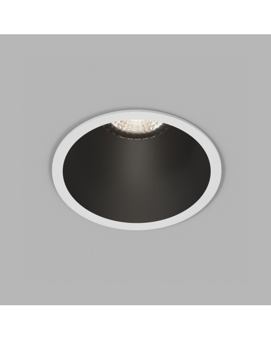 DK3026-WB Встраиваемый светильник, IP 20, 10 Вт, GU5.3, LED, белый/черный, пластик