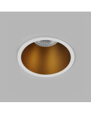 DK3026-WG Встраиваемый светильник, IP 20, 10 Вт, GU5.3, LED, белый/золотой, пластик