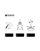 DK3026-WH Встраиваемый светильник, IP 20, 10 Вт, GU5.3, LED, белый, пластик