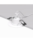 DK3028-WH Встраиваемый светильник, IP 20, 10 Вт, GU5.3, LED, белый, пластик
