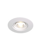DK3028-WH Встраиваемый светильник, IP 20, 10 Вт, GU5.3, LED, белый, пластик