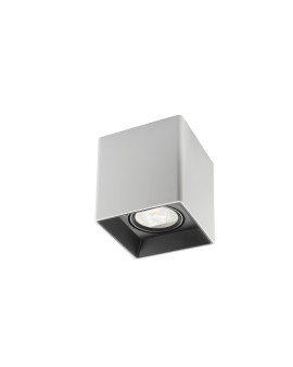 DK3030-WB Светильник накладной IP 20, 10 Вт, GU5.3, LED, белый/черный, пластик