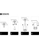 DK3030-WH Светильник накладной IP 20, 10 Вт, GU5.3, LED, белый, пластик DK3030-WH Светильник накладной IP 20, 10 Вт, GU5.3, LED, белый, пластик