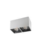 DK3035-WB Светильник накладной IP 20, 10 Вт, GU5.3, LED, белый/черный, пластик
