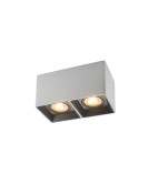 DK3035-WB Светильник накладной IP 20, 10 Вт, GU5.3, LED, белый/черный, пластик
