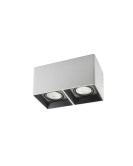 DK3035-WB Светильник накладной IP 20, 10 Вт, GU5.3, LED, белый/черный, пластик