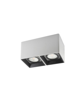 DK3035-WB Светильник накладной IP 20, 10 Вт, GU5.3, LED, белый/черный, пластик DK3035-WB Светильник накладной IP 20, 10 Вт, GU5.3, LED, белый/черный, пластик
