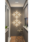 DK3035-WH Светильник накладной IP 20, 10 Вт, GU5.3, LED, белый, пластик