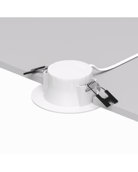 DK3046-WH Встраиваемый светильник, IP 20, 5Вт, LED, белый, пластик