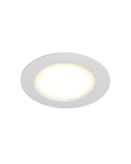 DK3046-WH Встраиваемый светильник, IP 20, 5Вт, LED, белый, пластик DK3046-WH Встраиваемый светильник, IP 20, 5Вт, LED, белый, пластик