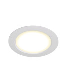 DK3048-WH Встраиваемый светильник, IP 20, 7Вт, LED, белый, пластик