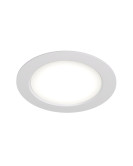 DK3049-WH Встраиваемый светильник, IP 20, 7Вт, LED, белый, пластик
