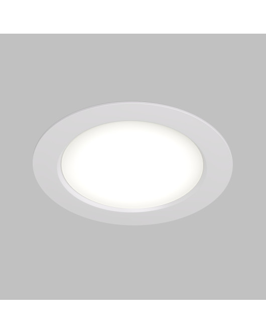 DK3049-WH Встраиваемый светильник, IP 20, 7Вт, LED, белый, пластик