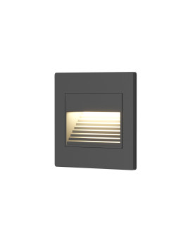 DK3050-BK Светильник встраиваемый в стену, IP 20, LED 3000, 1 Вт, черный пластик DK3050-BK Светильник встраиваемый в стену, IP 20, LED 3000, 1 Вт, черный пластик