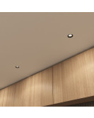 DK3055-BK Встраиваемый светильник, IP 20, 10 Вт, GU5.3, LED, черный, пластик