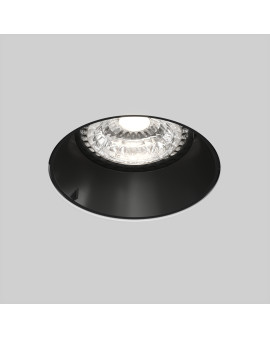 DK3055-BK Встраиваемый светильник, IP 20, 10 Вт, GU5.3, LED, черный, пластик
